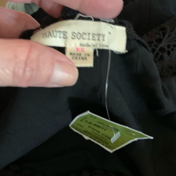 🌻 Black Lace Boho Style Shift Dress ☀️ - Picture 8 of 8